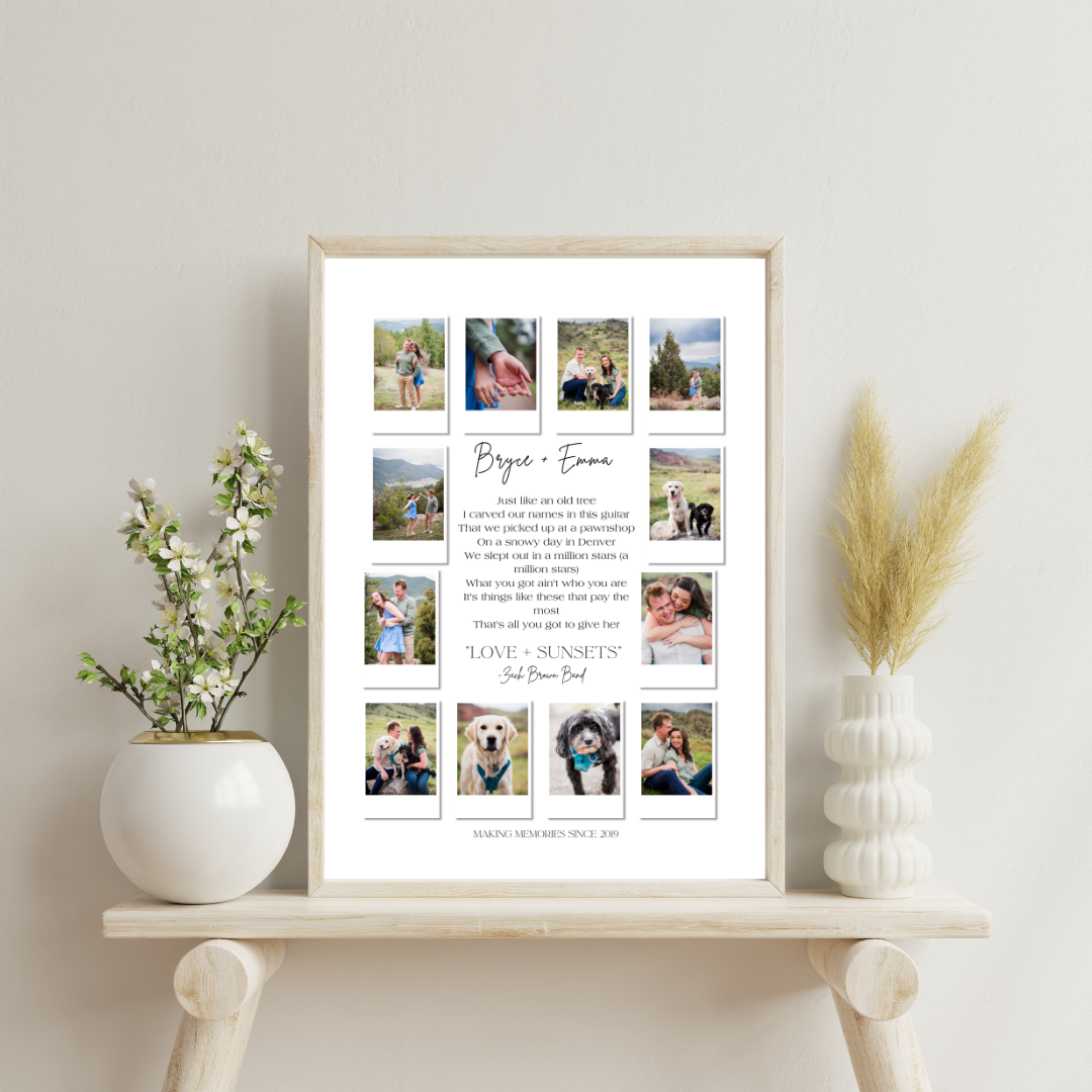 Editable Polaroid-Style Photo Frame Template (Canva)