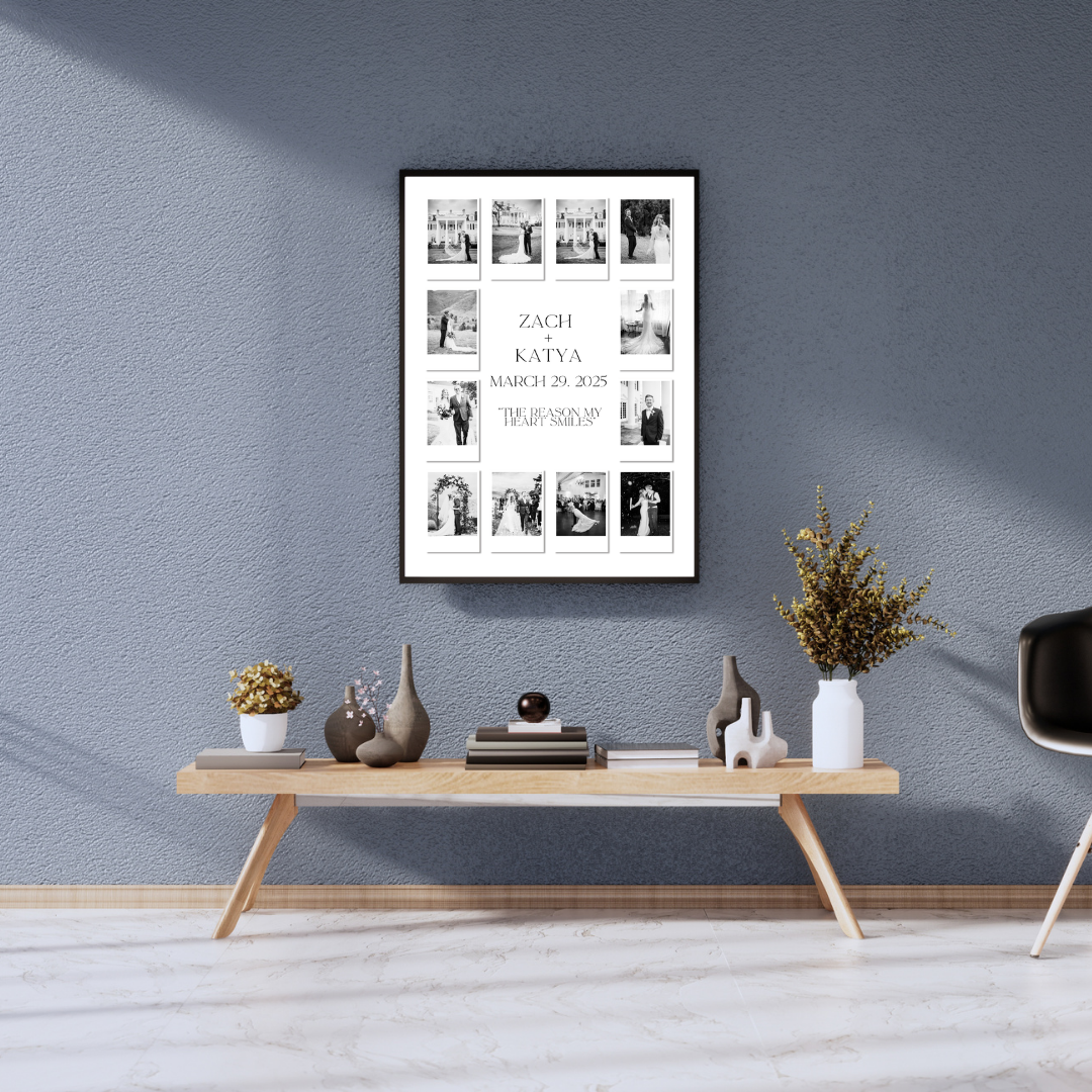 Editable Polaroid-Style Photo Frame Template (Canva)