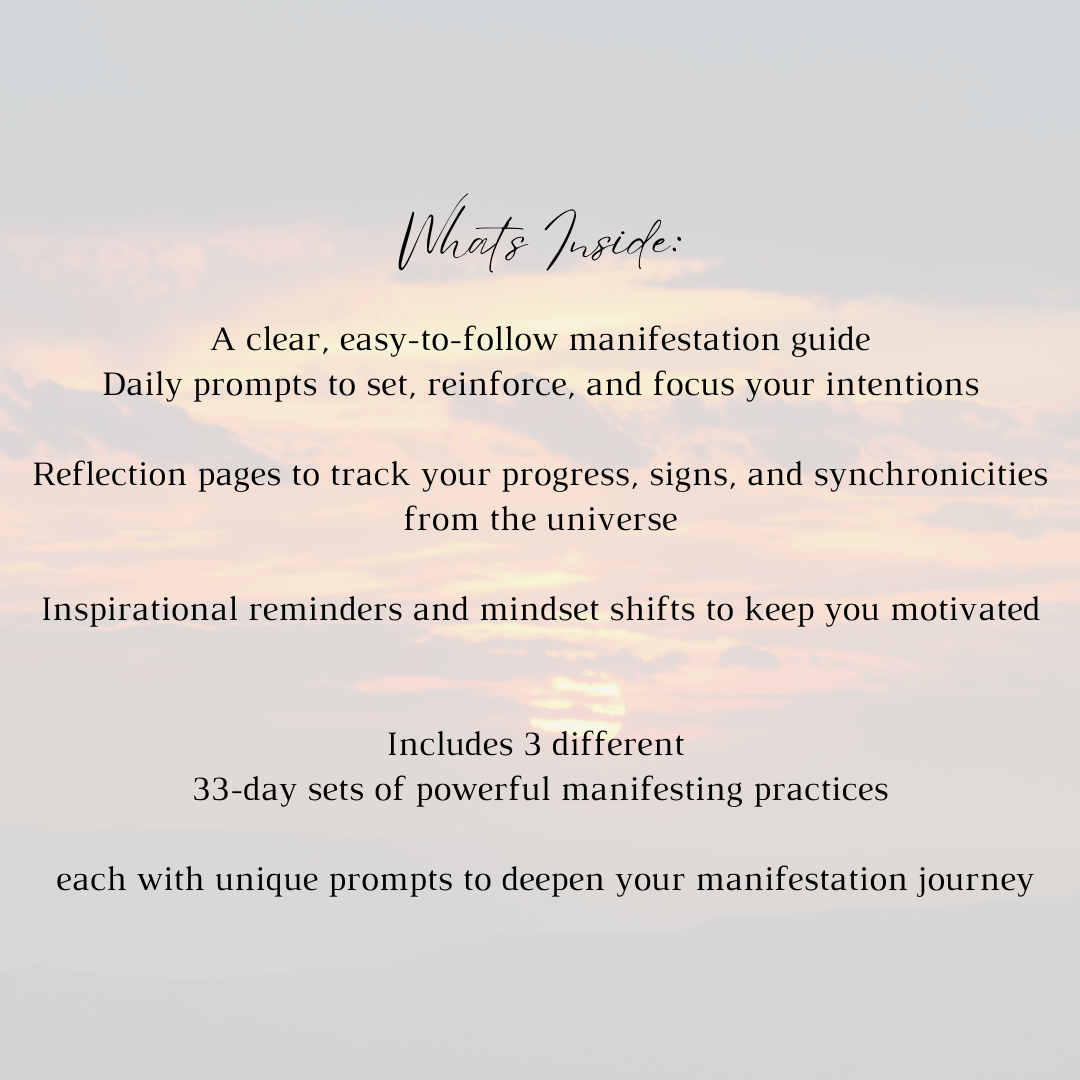 Align + Attract-99-Day Manifestation Planner – Editable Digital Journal (Canva Template)
