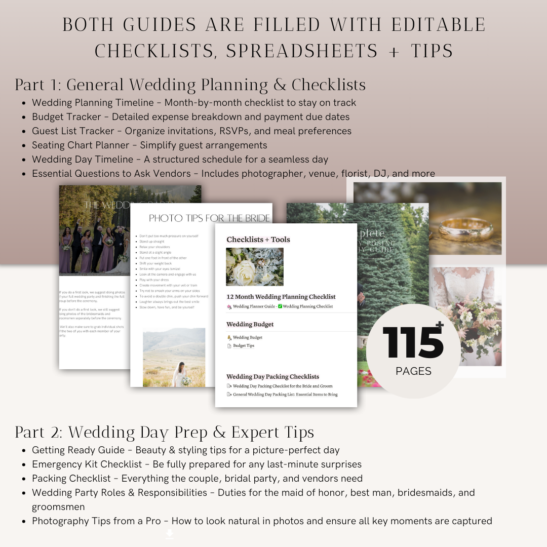 The Wedding Planner: Canva + Notion Edition