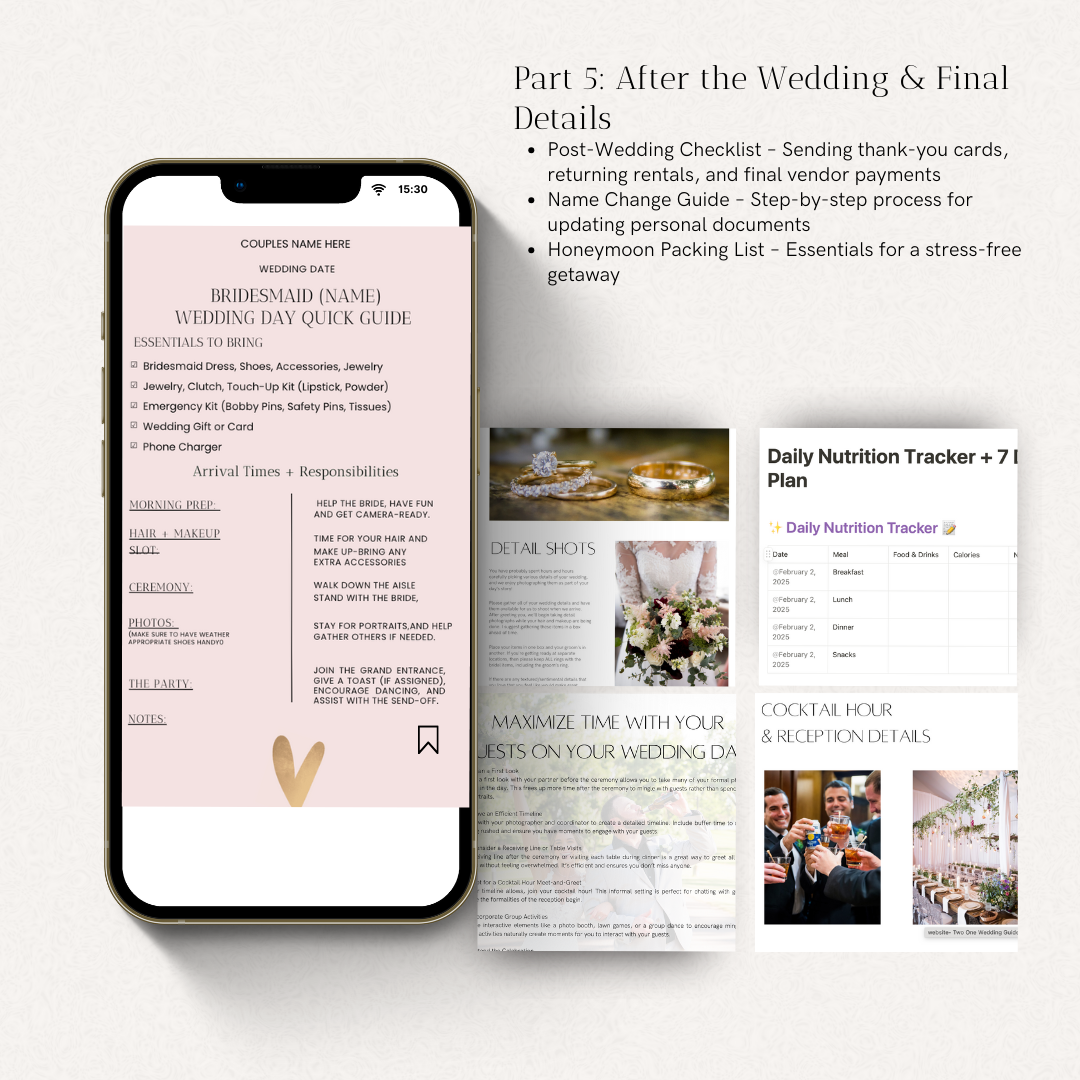 The Wedding Planner: Canva + Notion Edition