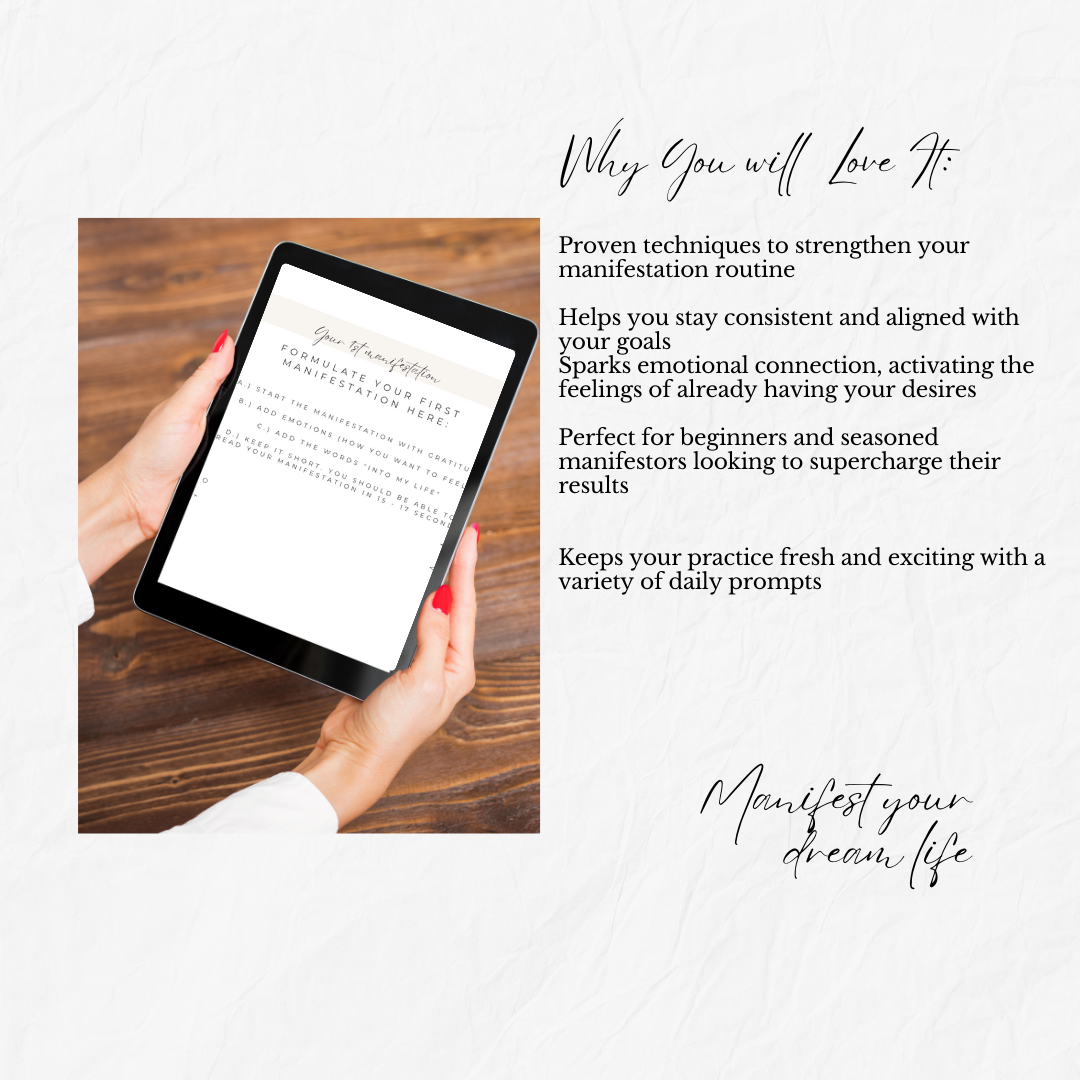 Align + Attract-99-Day Manifestation Planner – Editable Digital Journal (Canva Template)