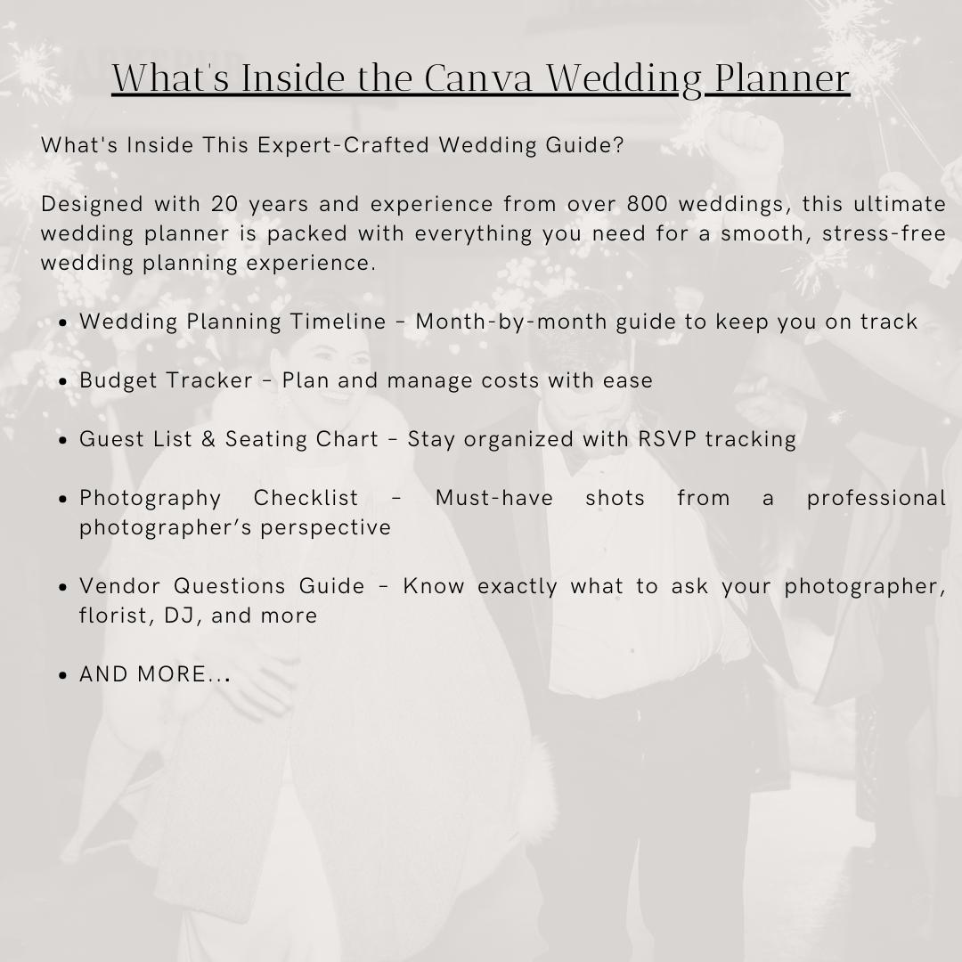 The Wedding Planner: Canva + Notion Edition