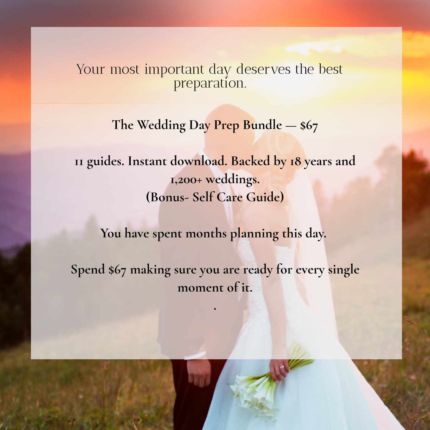 The Wedding Day Prep Bundle — Wedding Day Glow Up-Complete Bride's Preparation Kit (Digital Download)