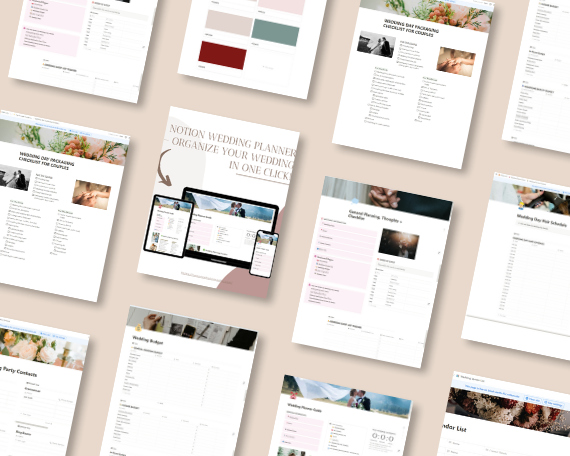 All-in-One Wedding Planning & Life Organizer Bundle