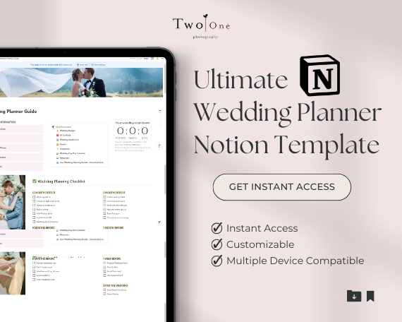All-in-One Wedding Planning & Life Organizer Bundle