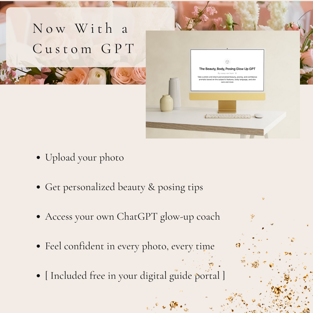 The Beauty, Body & Posing Blue Print Bundle  + Custom Chat  GPT Confidence Toolkit